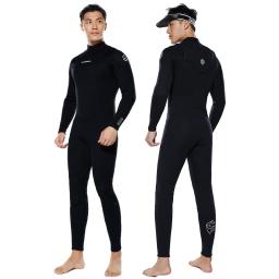 Pele De Mergulho De Manga Completa De Neoprene Premium Para Homens, Fatos De Zíper No Peito, 3mm, 2mm, Caça Lança, Mergulho, Surf, Canoagem, Mergulho - Image 2