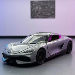 1:32 gemera gt gemini liga de corrida brinquedo em miniatura diecast metal escala modelo carro som & luz coleção crianças brinquedo carro veículos presente - Image 1