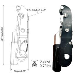 Profissional Escalada Descida Dispositivo, Handle-Control, Downhill Descender, Limpeza de Parede, Rapel Freio, Esporte ao ar livre - Image 2