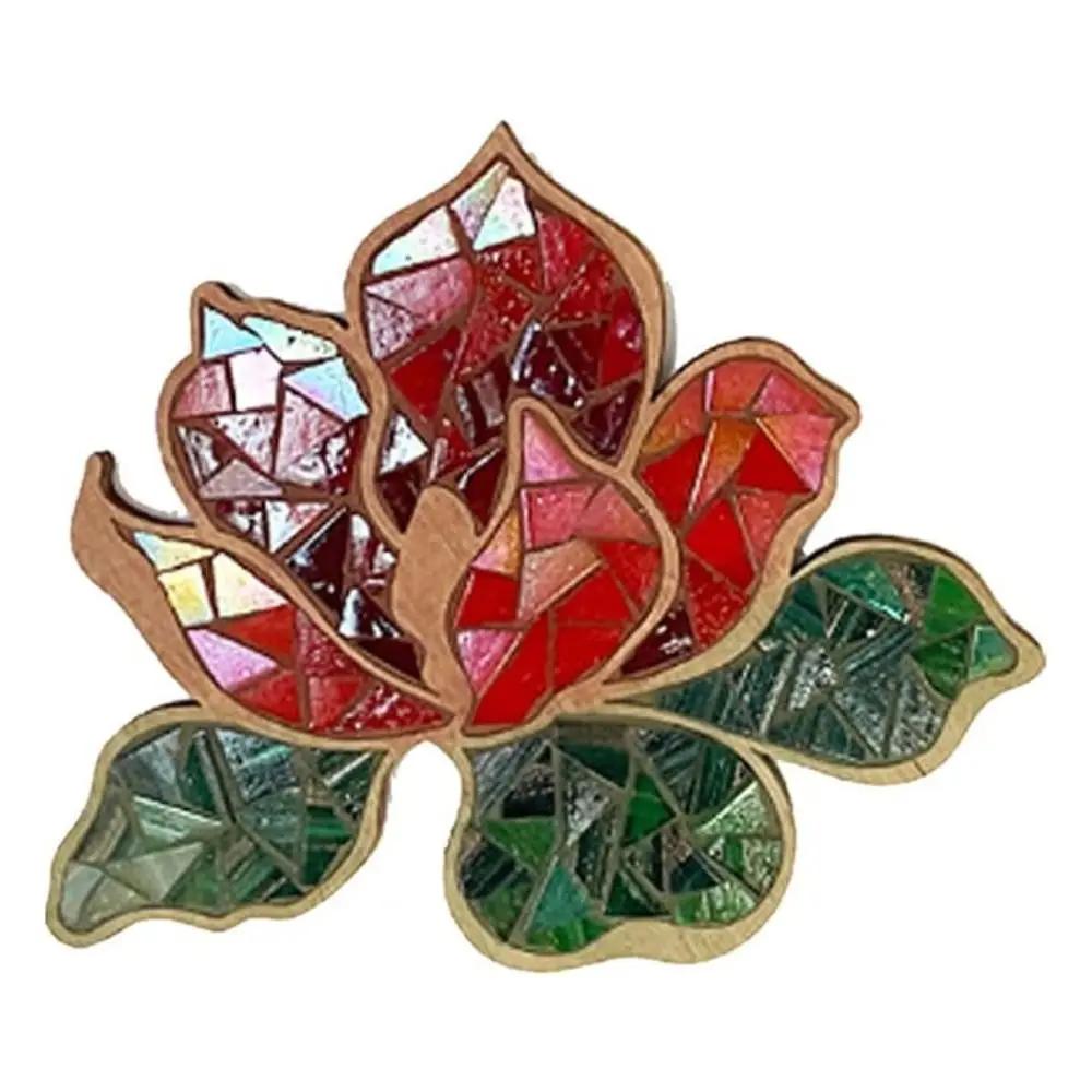 Kit criativo de mosaico artesanal, kit de mosaico DIY, flor brilhante, artes e ofícios para adultos e crianças, amantes de artesanato artesanal - Image 1