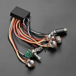 Equalizador ativo e passivo 3 bandas, pré-amplificador baixo elétrico, substituições captador para baixo ativo, - Image 2