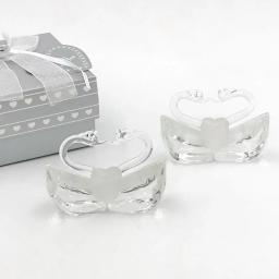 Lembranças de casamento de alta qualidade, dia dos cisne em prata, caixa de presente, decoração de festa, presentes para convidados - Image 2