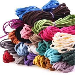 Micro-Fibra de couro liso Lace Beading Thread, Faux Suede Cord, Veludo Cordas, Beading Suprimentos, 3mm, 5m - Image 1