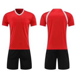 Novos uniformes de árbitro de futebol das mulheres dos homens juiz profissional camisas shorts terno bolso fatos de treino roupas personalizadas - Image 5