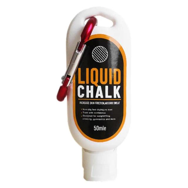 Giz Líquido Esportivo em 30/50/100ml para Levantamento de Peso, Escalada e Fitness - Creme Antideslizante para Melhor Aderência