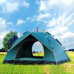 Novas barracas de acampamento automáticas família ao ar livre barraca turística 4 estações à prova dwaterproof água 1-4 pessoas barraca de viagem sol praia proteção - Image 2