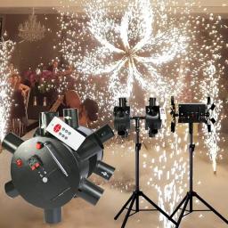 Máquina de fogos de artifício de faísca fria, casamento, concerto, festa de aniversário, decoração, nupcial, dj, evento, pirotécnico, piro frio - Image 2