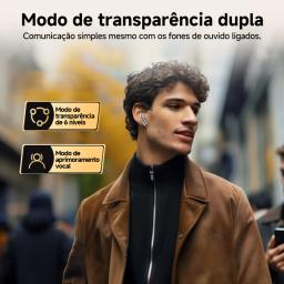 QCY MeloBuds Pro ANC Bluetooth 5.3 Fones de ouvido, ANC híbrido 46dB, Hi-Res, Earbuds LDAC, fones de ouvido 6 Mic, detecção intra-auricular 34H - Image 4