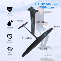 Carbon Fiber SUP Board para esportes aquáticos, GY-ART1201, Competição Avançada, Hydrofoil, 1291 Square, Kitesurfing, direto do fabricante - Image 5