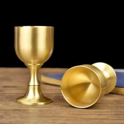 15ml 20ml 30ml vidro latão beber copo de licor caneca personalidade criativa anti-queda copo de cocktail drinkware para festa barra - Image 2
