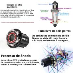 Tanke 120 clique hub rolamento mtb hub dianteiro traseiro 32 36 furos freio a disco cubos de bicicleta 7 8 9 10 11 12 velocidade liberação rápida 6 pawl hub - Image 4