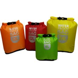 Saco seco impermeável exterior, saco do armazenamento, forma contínua, surfar claro, natação, acampamento, caminhando, pesca, transportando, 6L, 12L, 24L - Image 3