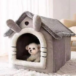 Universal Four Seasons Nest House para cães e gatos, pequenos suprimentos de cama para animais, removíveis e laváveis, peluche, populares - Image 2