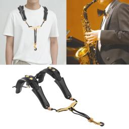 Arnês ombro acolchoado com alça pescoço para saxofone ajustável para iniciantes regulares G99D - Image 2