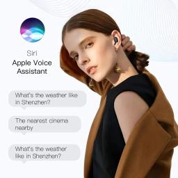 Fones de ouvido sem fio Bluetooth com microfone TWS E6S Headset com cancelamento de ruído Auscultadores para Xiaomi Redmi - Image 5