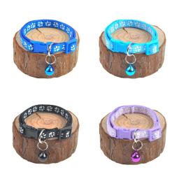 Coleira colorida para cães e gatos, padrão pequeno com sino, gravatas borboleta ajustáveis, faixa diy, suprimentos para animais de estimação, acessórios para cachorros - Image 5