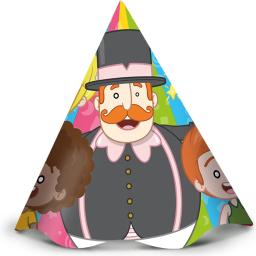 12 Chapéus De Festa Aniversário Mundo Bita - Image 1