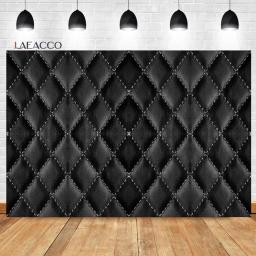 Laeacco-cenários para fotografia, cabeceira de couro, decoração para quarto, festas de aniversário, fotografia, adereços para estúdio fotográfico - Image 2