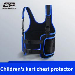 Equipamento para proteção da cintura infantil, equitação leve, proteção contra costelas, peito especializado em kart, verão - Image 1