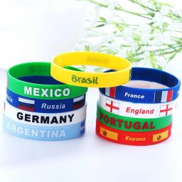 Bandeira Nacional Pulseira De Futebol, Tema Comemorativo, Lembranças Inspiradas, Fãs Acessórios, Presente Esportivo - Image 1