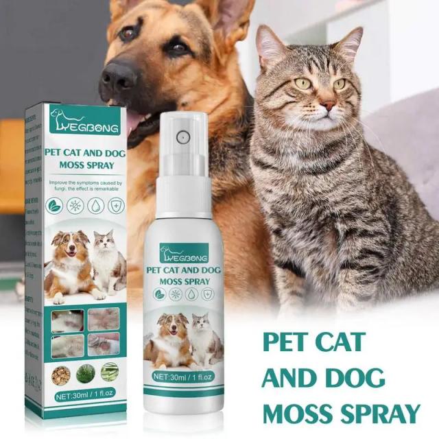 Spray de Limpeza e Cuidado para Pele de Pets - Anti-Coceira para Cães e Gatos, 30ml