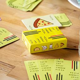 Taco gato cabra beber jogos de cartas para adultos outrageosamente diversão queijo pizza adulto festa jogo de cartas versão em inglês para casais - Image 4