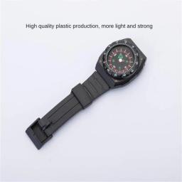 Bússola de pulso portátil para acampamento, Watch Band, Slip Navigation Compass, Strap Survival Tools - Image 4