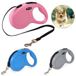 Retrátil durável pet trela para cães pequenos e médios e gatos, corda de colarinho de roleta, buldogue francês e chihuahua suprimentos, 5m, 3m - Image 1