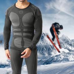 Coleção AliExpress Ternos térmicos para homens, compressão Sportswear, secagem rápida, roupas respiráveis, Fitness Running Fatos de treino, ciclismo ao ar livre, esporte - Image 2