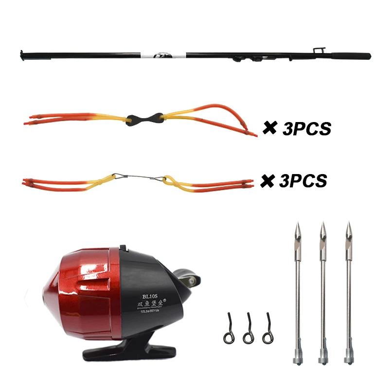 Ao ar livre Tiro Com Arco Vara De Pesca, Dispositivo De Pesca, Dardo De Peixe Simples, Equipamento De Gatilho, Longo Rod com Roda, Rápido - Image 1