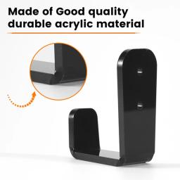 Hóquei Stick Wall Mount Display Holder, Golf Club Rack, cabide horizontal para parede doméstica, vara, 4 pcs - Image 4