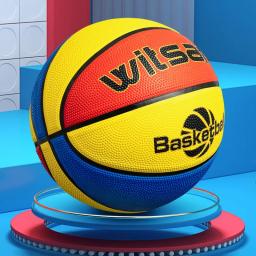 Basquete Resistente ao Desgaste de Borracha Infantil, Antiderrapante, Bola de Treino Escolar, Equipamento Esportivo Infantil, Competição de Basquete, Tamanho 5 - Image 3