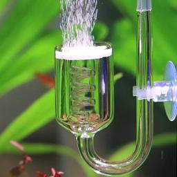 Dióxido De Carbono Atomizador Difusor com Ventosa, CO2 Vidro, Aquário Espiral, Tanque de Peixes Plantados Acessórios - Image 1