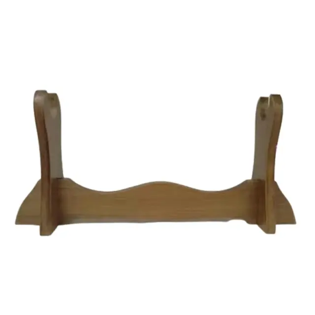 Suporte de Exibição para Espadas de Madeira - Display para Espadas Samurai, Tanto e Facas de Cosplay, Armazenamento Prático e Estiloso
