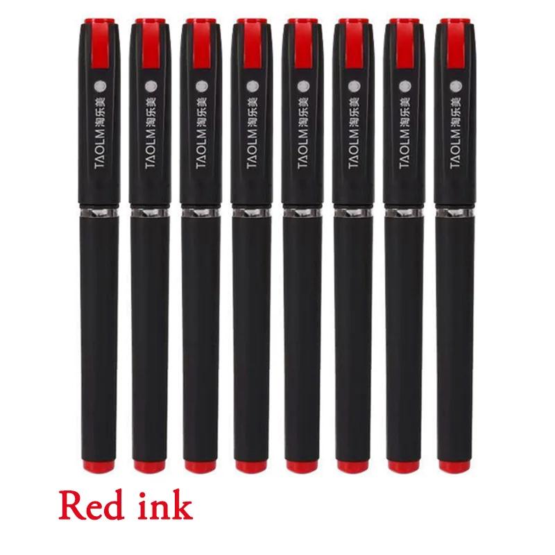 25/30/8 pçs caneta gel de grande capacidade 1.0 0.7 0.5 canetas esferográficas recarga preto azul vermelho tinta assinatura escrita negócios para caligrafia - Image 1