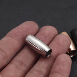 Aço inoxidável Fechos Magnéticos para Fazer Jóias DIY, Cordão De Couro, Pulseira Magnética Buckle, Acessórios Colar, 3mm-6mm - Image 4