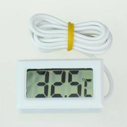 Mini termômetro digital lcd, geladeira, freezer, termômetro de água para tanque de peixes, acessórios de aquário, mini ferramenta de aquário 0-50 graus - Image 1
