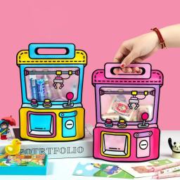Saco De Embalagem De Presente Criativo, Forma De Mochila Bonito Dos Desenhos Animados, Doces, Lanche, Sacos Auto-Bloqueio Para Crianças, Decoração De Festa De Aniversário, Saco De Presentes, 10Pcs - Image 1