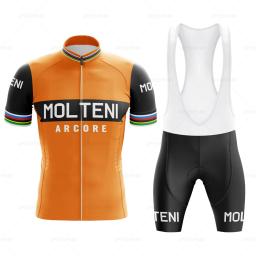 Camisa de ciclismo da bicicleta dos homens respirável manga curta verão amarelo fábrica vendas diretas conjunto roupas homem ciclismo maillot - Image 1
