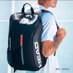 Cabeça genuína saco de tênis tour equipe raquete de tênis mochila masculino multifuncional saco de esportes feminino tenis padel raquete saco badminton - Image 6