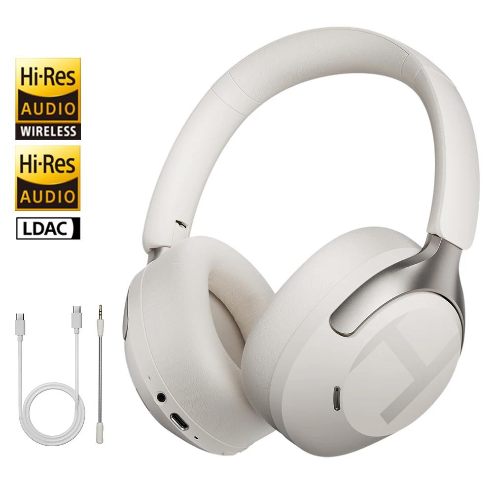 Haylou s40 anc fone de ouvido sem fio 50db cancelamento de ruído hi-res 3d fone de ouvido de áudio espacial com ldac bluetooth 6.0 sobre fone de ouvido - Image 1