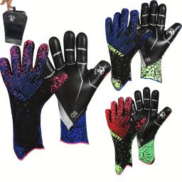 Luvas de futebol para jovens e adultos, Luvas respiráveis para goleiro, Aderência forte para treinamento profissional de futebol - Image 1