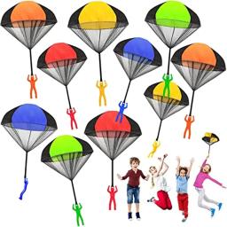 Hand Throwing Parachute Toy Game com mini soldado para crianças, esporte ao ar livre engraçado, brinquedos educativos para crianças - Image 1