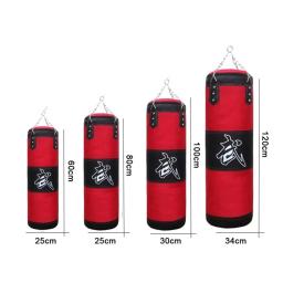 Saco De Boxe Resistente Para Ginásio Em Casa, Saco De Perfuração Pendurado, Sandbag Crossfit, Pontapé Vazio-Pesado, Saco De Areia Muay Thai, 100cm, 80cm - Image 3
