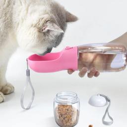 Garrafa de água portátil para cão e gato, pet beber tigela, bebedouro viagens ao ar livre - Image 3