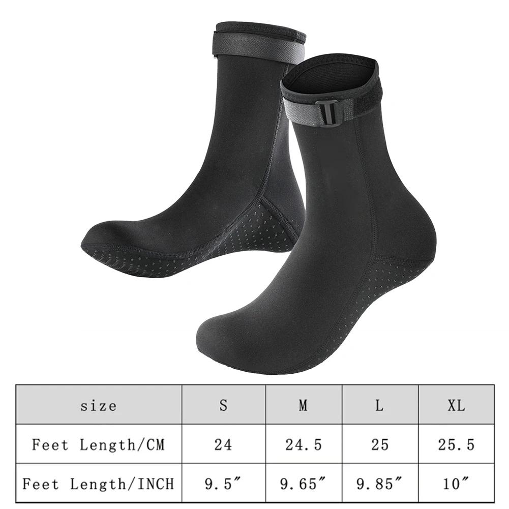 Unisex antiderrapante neoprene Wearable meias leves, snorkeling, caça submarina, mergulho, botas de surf, quente, inverno, homens e mulheres, 3mm - Image 1