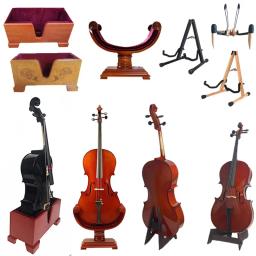 Em Forma de U Violoncelo De Madeira Base, Suporte De Exposição Durável, Suporte De Instrumento, Casa Resistente Base, Base Quadrada, 4/4 3/4 1/2 1/4 - Image 1