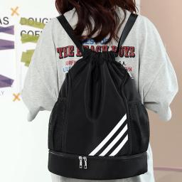 Portátil Drawstring Bolas Mochila, esportes ao ar livre, pano Oxford, basquetebol, futebol, futebol, saco de armazenamento bola de futebol - Image 4