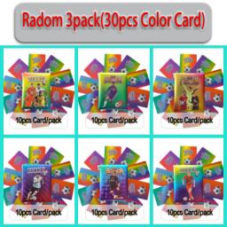 Edição limitada de ouro mundo futebol estrelas cartões, material plástico, brinquedos jogador de futebol, presentes de fã infantil, novo, 30-55 pcs - Image 4