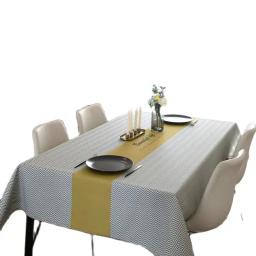 Toalha retangular para decoração de mesa, estilo nórdico, mesa de jantar, festa - Image 6